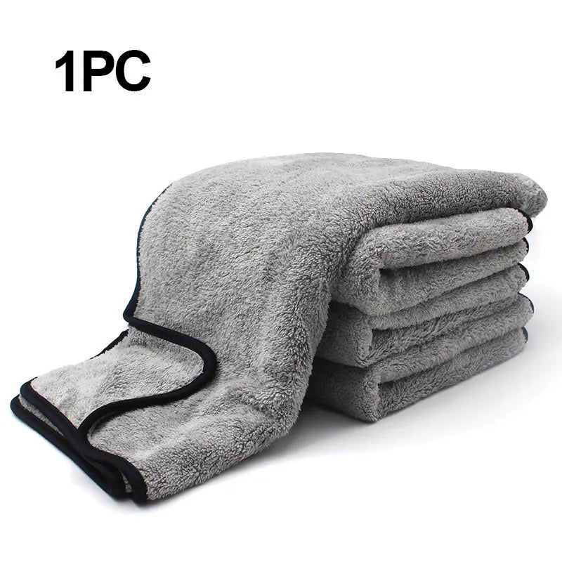 Premium Microfiber Car Drying Towel – Super Absorbent & Fast Dry (100×40 cm / 75×35 cm) - ShineTrek