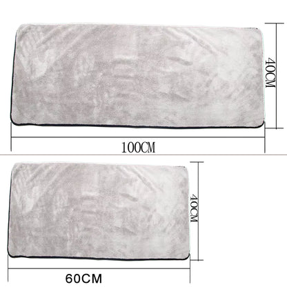 Premium Microfiber Car Drying Towel – Super Absorbent & Fast Dry (100×40 cm / 75×35 cm) - ShineTrek