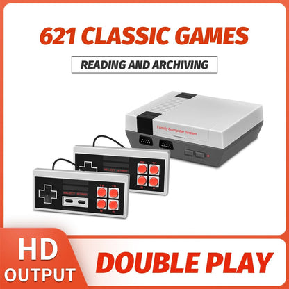 Retro Family HDMI Game Console – 621 Classic Games, 2 Controllers, Save & Load Function - ShineTrek