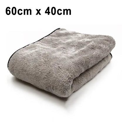 Premium Microfiber Car Drying Towel – Super Absorbent & Fast Dry (100×40 cm / 75×35 cm) - ShineTrek